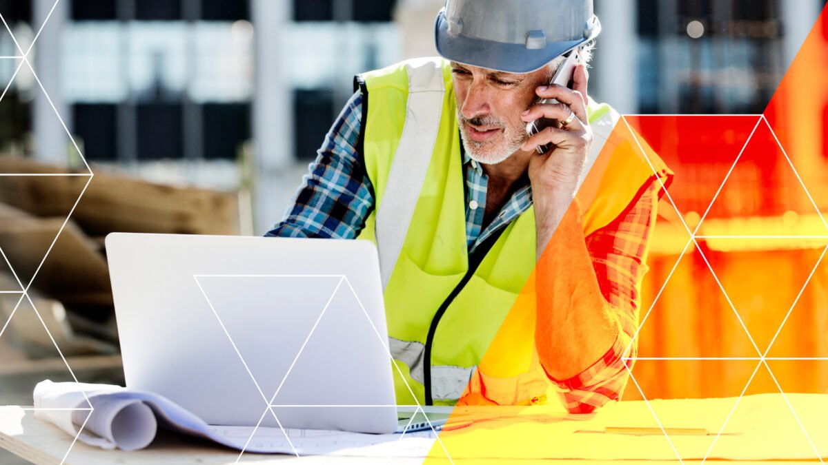 Bewehrungsarbeiten – Eisenflechter auf der Baustelle